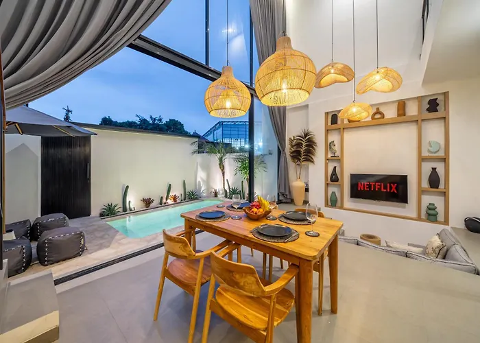 Villa Arcelio Modern 2br Pool & Reload Sanctuary Gym *