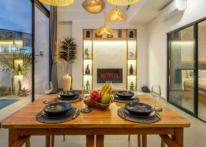 Villa Arcelio Modern 2br Pool & Reload Sanctuary Gym Canggu (Bali)
