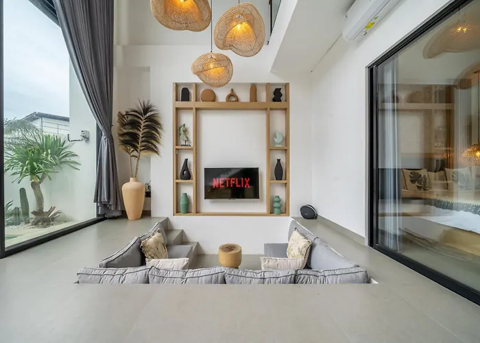 Arcelio Modern 2br Pool & Reload Sanctuary Gym ヴィラ *