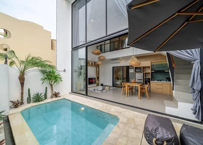 Villa Arcelio Modern 2br Pool & Reload Sanctuary Gym Canggu (Bali)